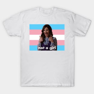 Trans Janet “Not a Girl” (The Good Place) T-Shirt